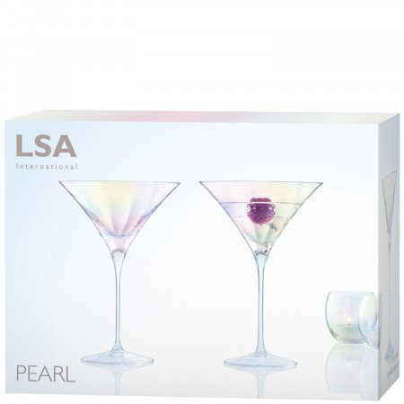 Pearl Glass Martini Glass