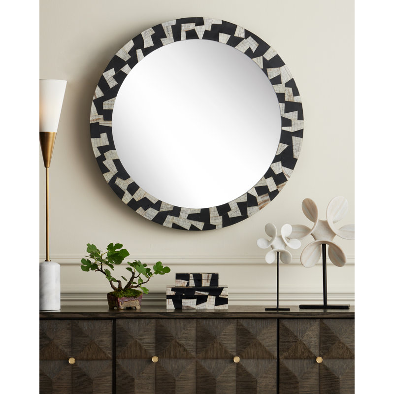 Bindu Engineered Wood Wall Mirror