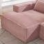 Canapé modulaire en velours côtelé à compression en L 92 po, canapé rembourré doux et désossé moderne avec jeté, aucun assemblage requis pour le salon-126421467-126421470