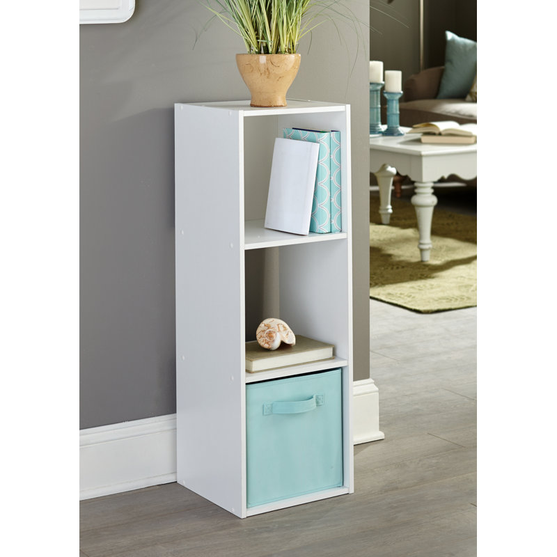 White 3-Cube Organizer Shelf Unit