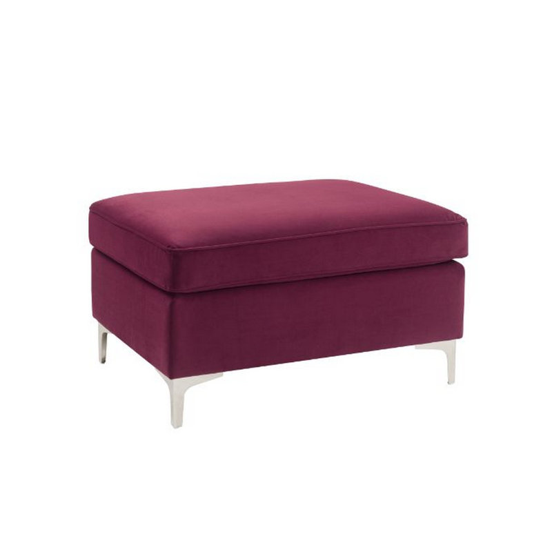 Repose-pieds Velvet, Velours rouge