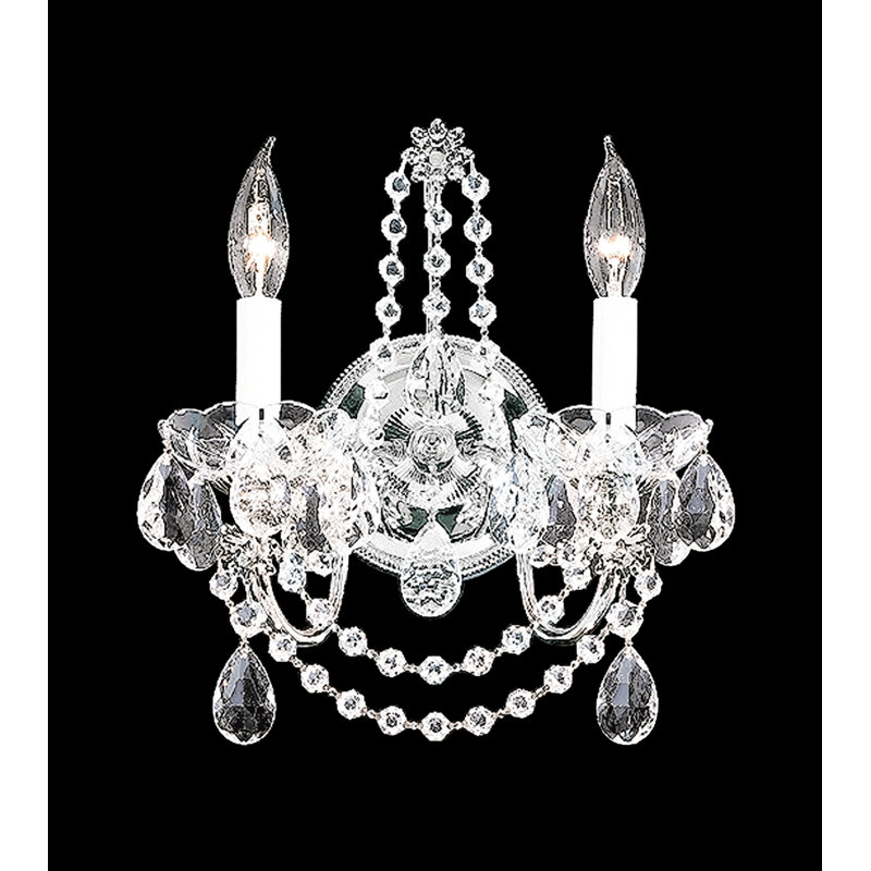 Regalia 2 - Light Candle Wall Light, Silver