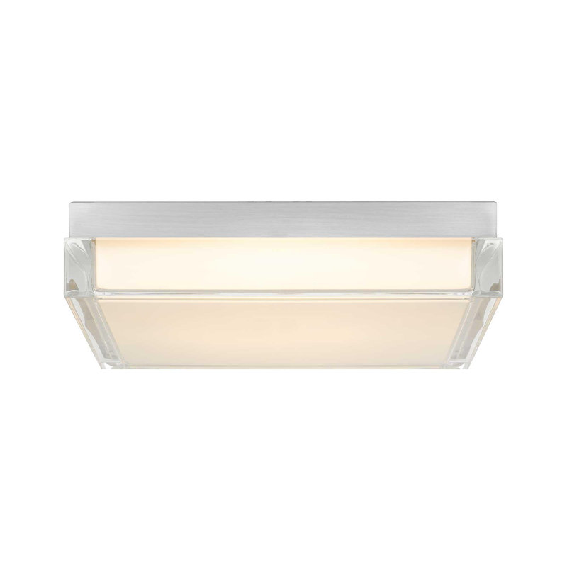 11-inch Chromee Integrated LED Flush Mount, 2.5" H x 11" W x 11" D, Chrome, 20 V