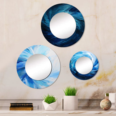 Antonino Metal Round Mirror