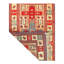 Miski Geometric Area Rug in Rust