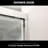 Finish Semi- Bypass Shower Door 48"X76 48" W Enclosure 76" H, Bypass, , Shock Absorbing