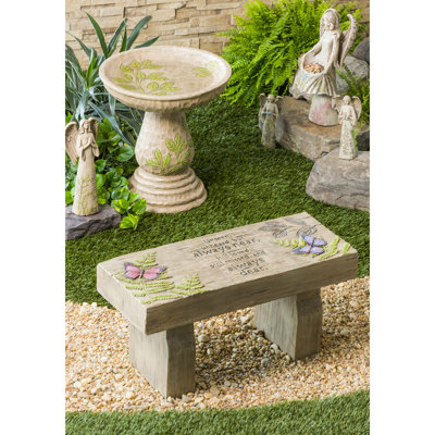 Estavan Memorial Outdoor Bench by Gracie Oaks