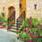 1-3 Step Wood Metal Handrail