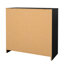 Commode 3 tiroirs Studio, noire