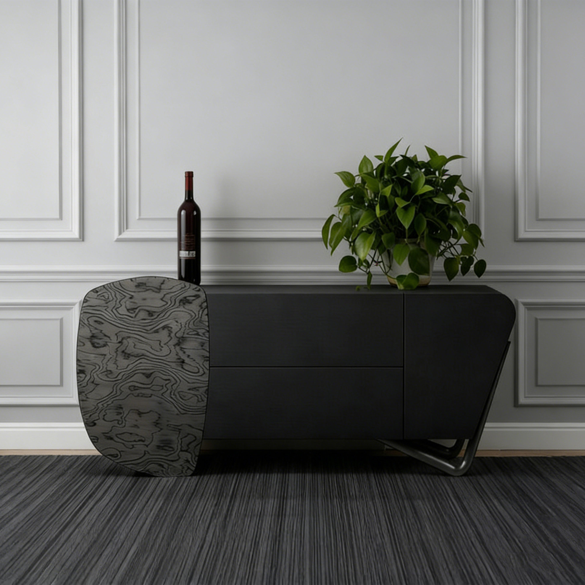 Latitude Run® Modern Minimalist Multifunctional Console Table - Wayfair ...