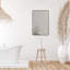 Miroir mural avec cadre en aluminium noir mat 24 po Nettuno-70675491-70675493