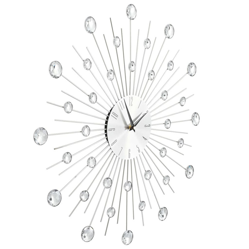 Doiron 50cm Wall Clock, 50, Silver
