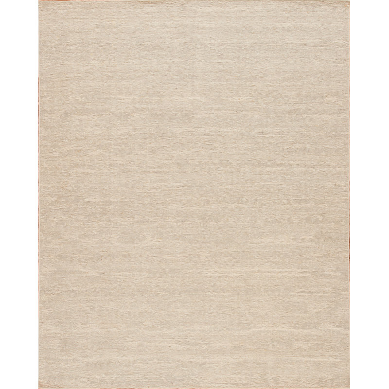 Tapis rectangulaire en laine ivoire / gris Capri, Rectangle de 10 pi x 14 pi
