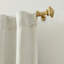 Madrid 1” Single Curtain Rod with Sculptural Stacked Square Finial Design, Polished Nickel -32"W x 142"L-1128432826-1128432822