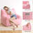 Bean Bag Chairs For Adults Cat Shaped Comfy Beanbag Chair Large Bean Bag Couch Sofa With Armrest And Filler For Living Room Bedroom-1612054747