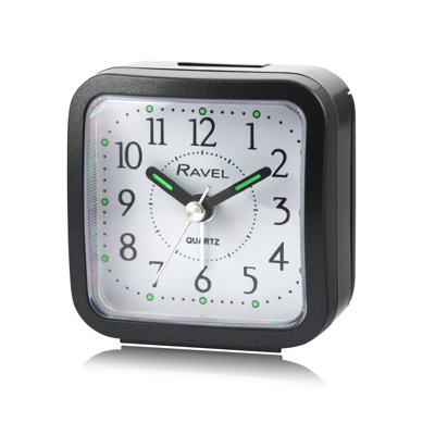 Quartz movement / Crystal Alarm Tabletop Clock