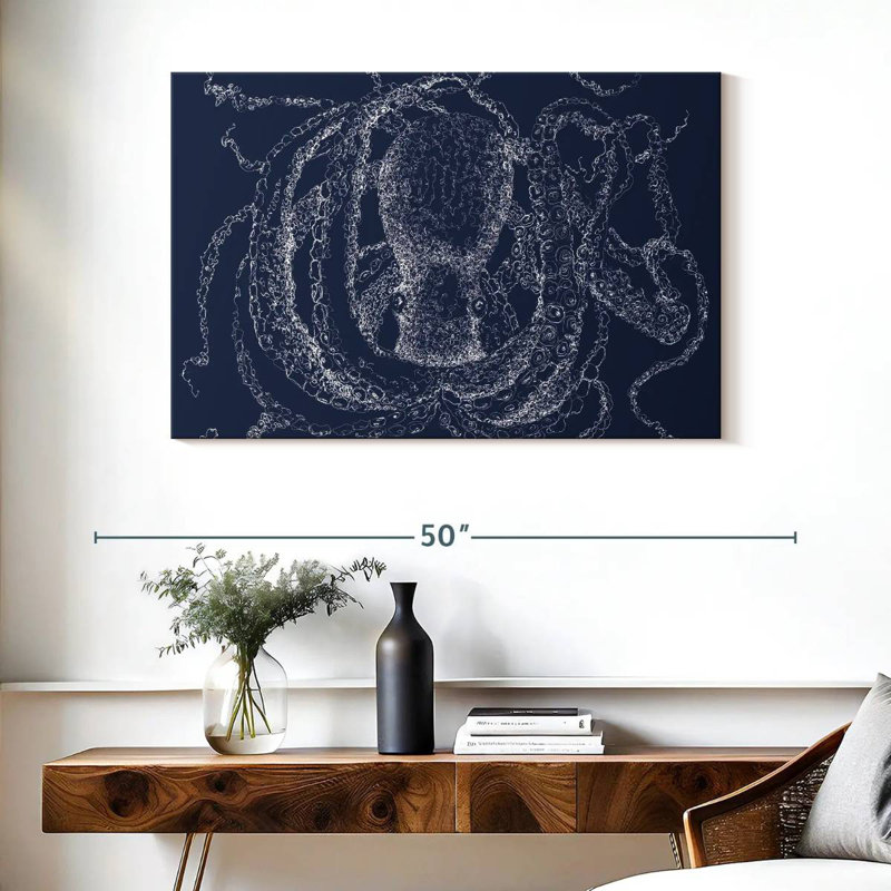 Octo Scribble, 26" H x 39" W
