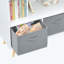Kids Bookcase With Collapsible Fabric Drawers-97767772