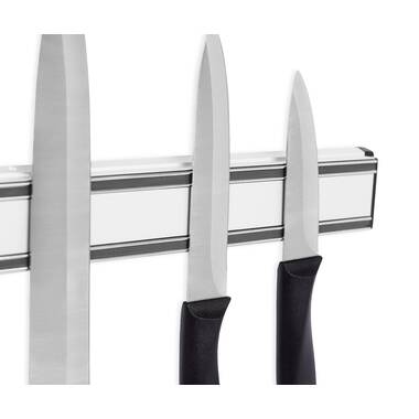  Yatoshi Magnetic Kitchen Knife Block Set 6 Pcs White