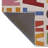 Multi-Colored "Fantastic" Lettered Alphabet Patterned Creative Modern Decorative Rug-1576075814