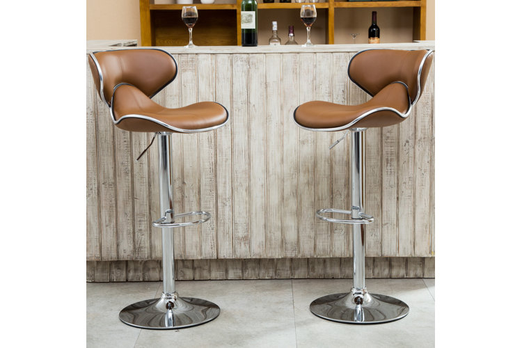Harlow Adjustable Height Swivel Bar Stool