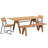 Waxman Solid Wood Bench