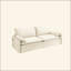Canapé-lit convertible 4 places - tissu chenille, siège profond, canapé Cloud moderne avec rangement, port USB et oreiller 2-en-1, canapé-lit pour salon, appartement, chambre à coucher-121227001