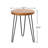 Elm Wood Round End Table-1440333704