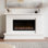 Modern Ember Patton 64" Mantel Package with 42" Electric Fireplace - Works w/ Alexa and Google Asst