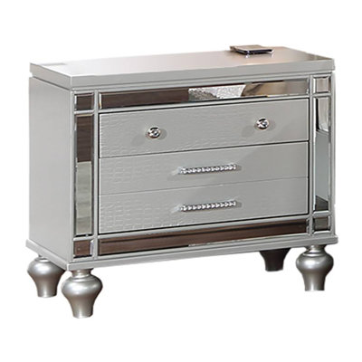 Table de chevet 2 tiroirs Hillip