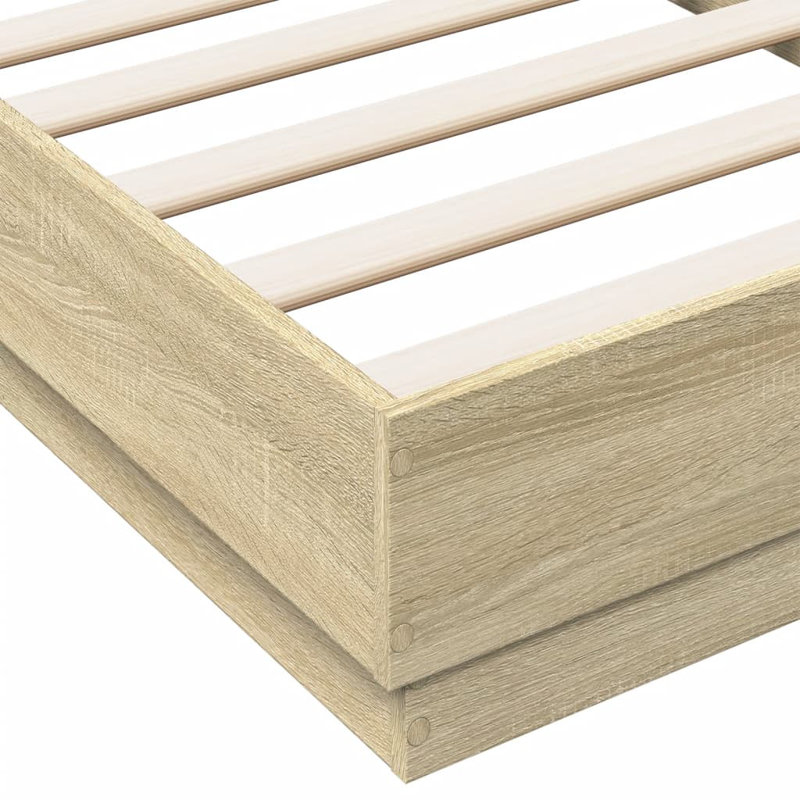 Pasol Bed, Small Single (2'6), Sonoma Oak