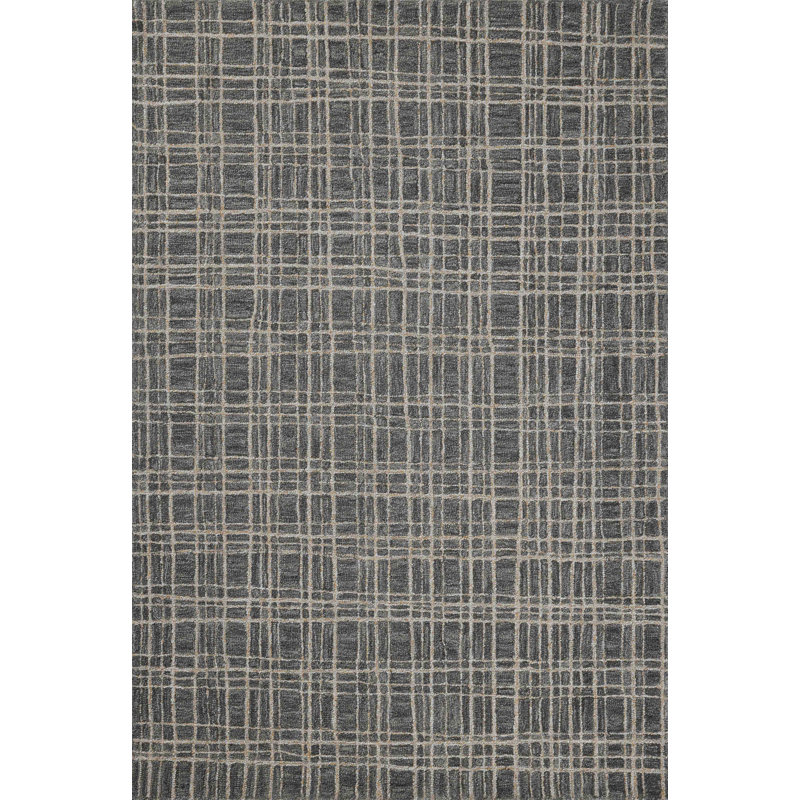 Tapis graphite / galets Chris Loves Julia x Loloi Polly, Rectangle 8 pi 6 po x 11 pi 6 po