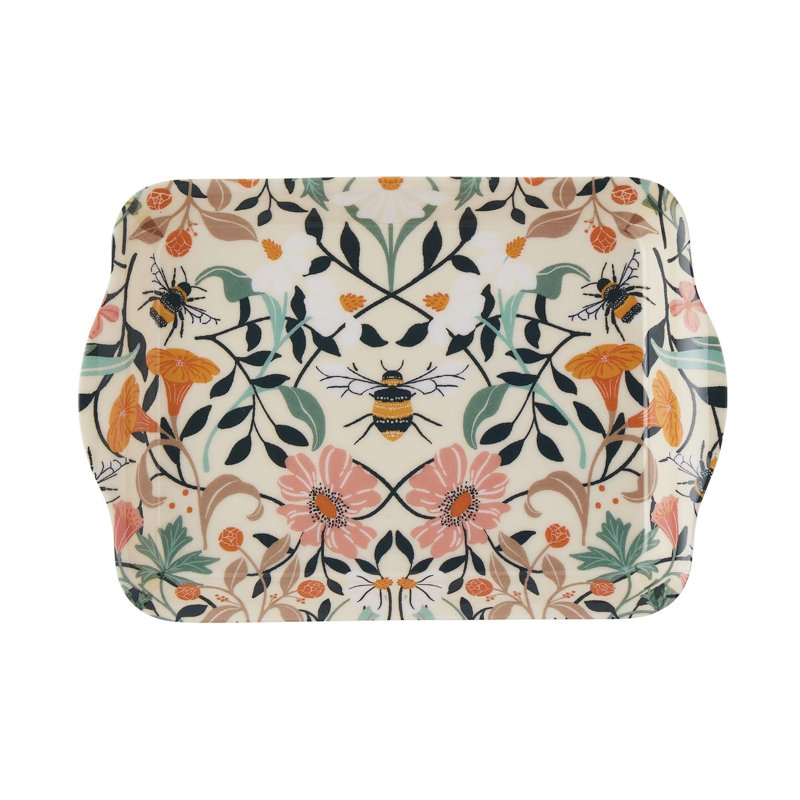 Bee Bloom Melamine Tray,  5.51cm W X 8.27cm D X 0.79cm H