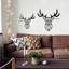 Deer Head Wall Décor, Metal Geometric Deer Head, Wall Decoration, Animal Heads Deer Decorations-1845742134