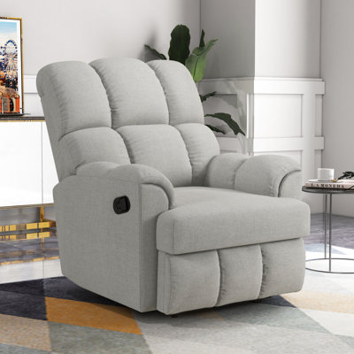 Shelice 33.5"" Wide Modern and Overstuffed Soft Rocker Manual Standard Recliner -  Latitude RunÂ®, 40CF0E6B00944F69B3EEDA2B3162C6E7