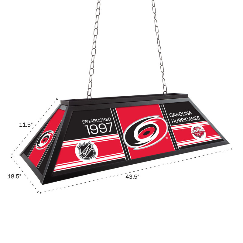 Luminaire pour table de billard Carolina Hurricanes