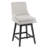 Lark Manor™ Counter Stools,26"360 Free Swivel Counter Height Bar Stools With High Back For Bar And Kitchen Island,Set Of 2,Performance Fabric-1478792561