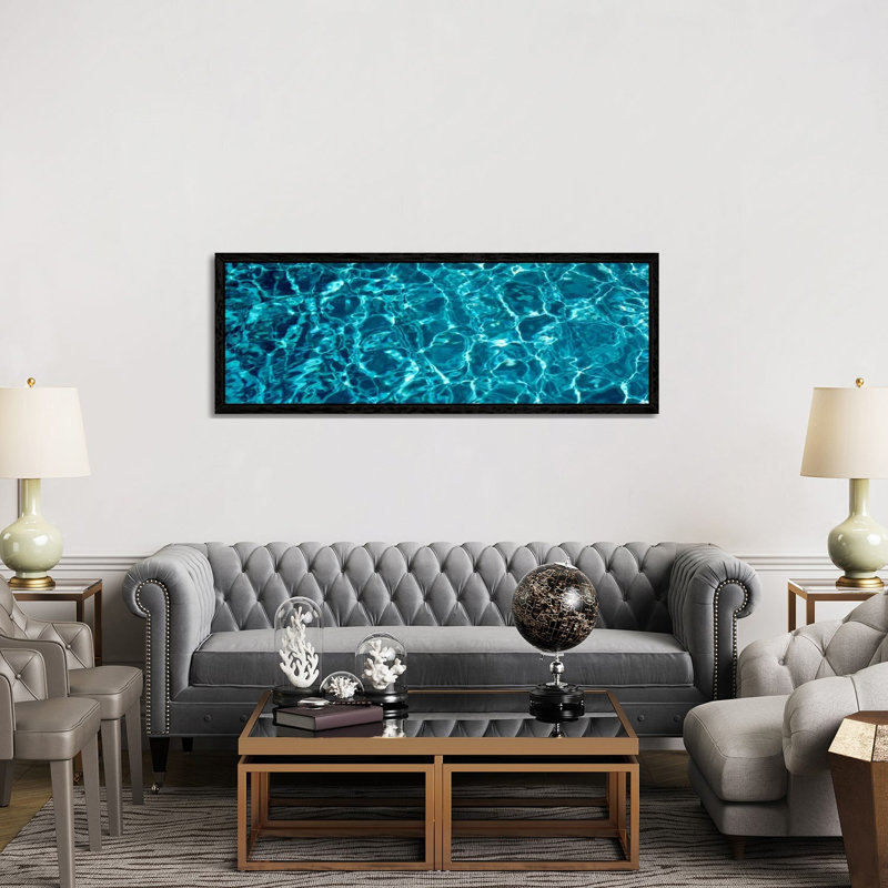 Swimming Pool Ripples Sacramento Ca Usa by Panoramic Images - No Frame Panoramic Print on Canvas, 152.4 cm H x 50.8 cm W