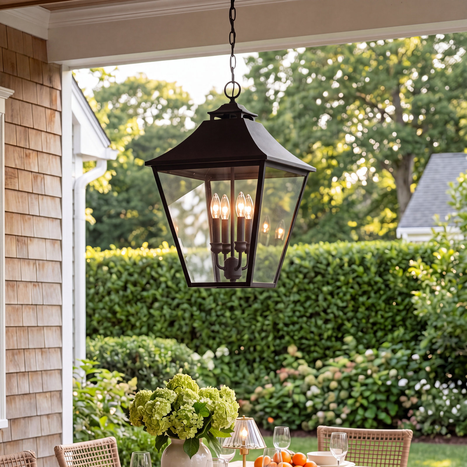 Nael Seeded Outdoor Pendant