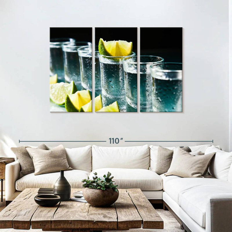 Yarlin Lime Tequila Drinks, 48" H x 74" W
