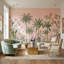 Papier peint floral exotique de papier peint oiseaux tropicaux-541380445-541380443