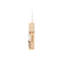 Foundations Nativity Creche Hanging Christmas Ornament 2.6in H