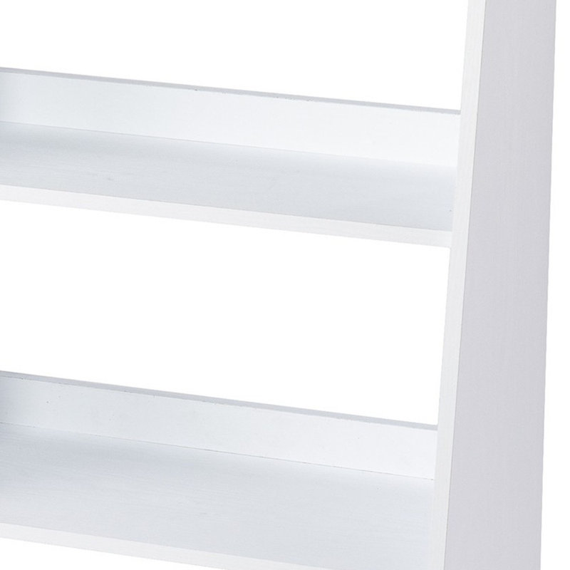 Bibliothèque échelle H 44,5 "x l 23,75" Aneitra, Blanc / naturel