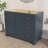 Solid Wood 42" Single Bathroom Vanity Base Only In Navy Blue