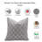 Fadivine  Floral Linen Pillow Covers Decorative Neutral Accent Throw Pillows for Couch, Living Room, Indoor Use Size- 14X14-736594803-736594796