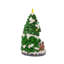 Arbre de Noël musical à piles avec train mobile Kurt Adler, 15,7 po