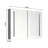 LED Rectangular Cabinet With Mirror
