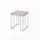 End Table with Compact Open Design for Space-Saving Functionality