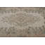 Tapis turc classique classique avec motif à médaillon floral dans des tons beiges et bruns