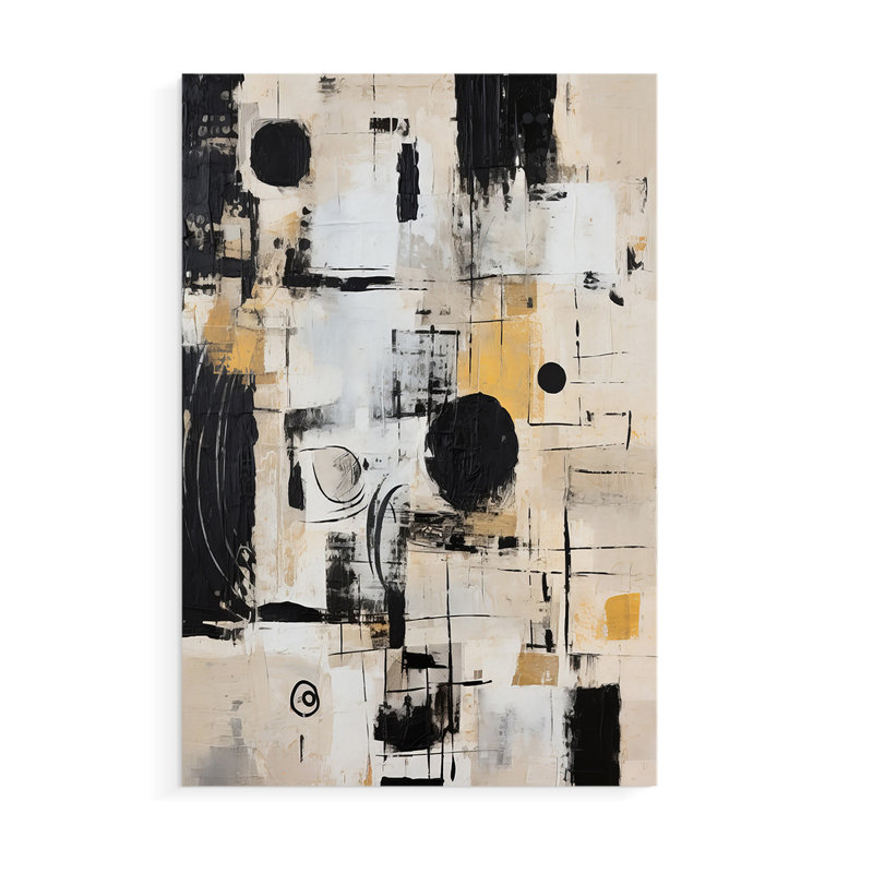 Série ABSTRACT CCDCLXXVI - Impression sur toile seulement - NON CADRE, H 12 po x l 8 po